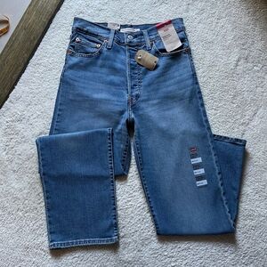 NWT Levi's Ribcage Straight Ankle Women's Jeans Size 28/27